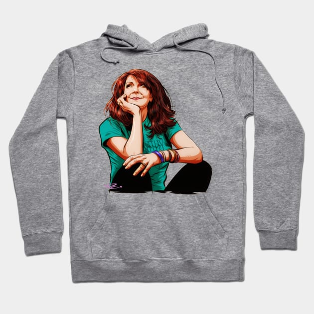 Kathy Mattea - An illustration by Paul Cemmick Hoodie by PLAYDIGITAL2020